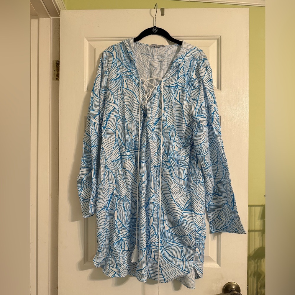 Charlie Holiday Hooded Beach Coverup